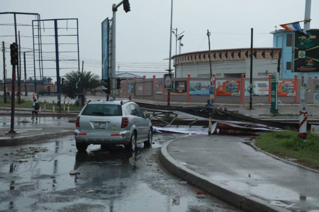 Heavy rainfall in Accra