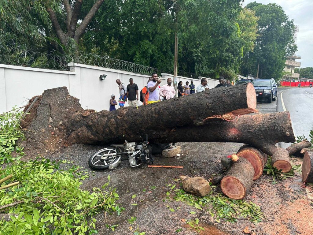 Heavy rainfall in Accra