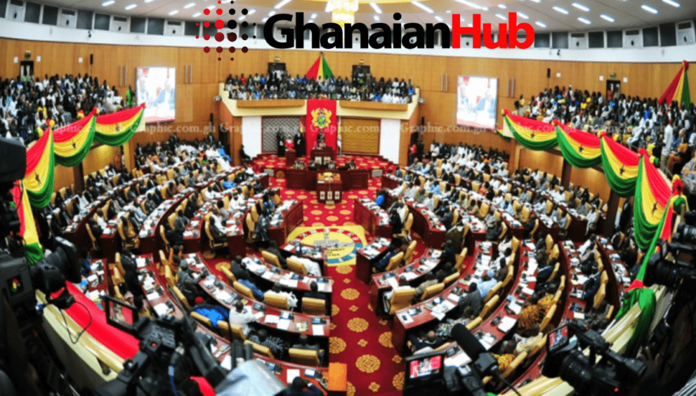 NDC MPs Occupy Majority Side